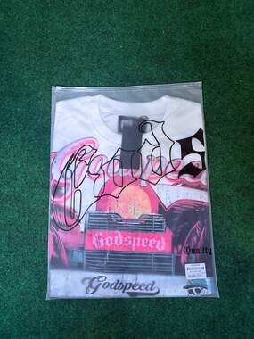 Godspeed Graphic T-Shirt White Size L